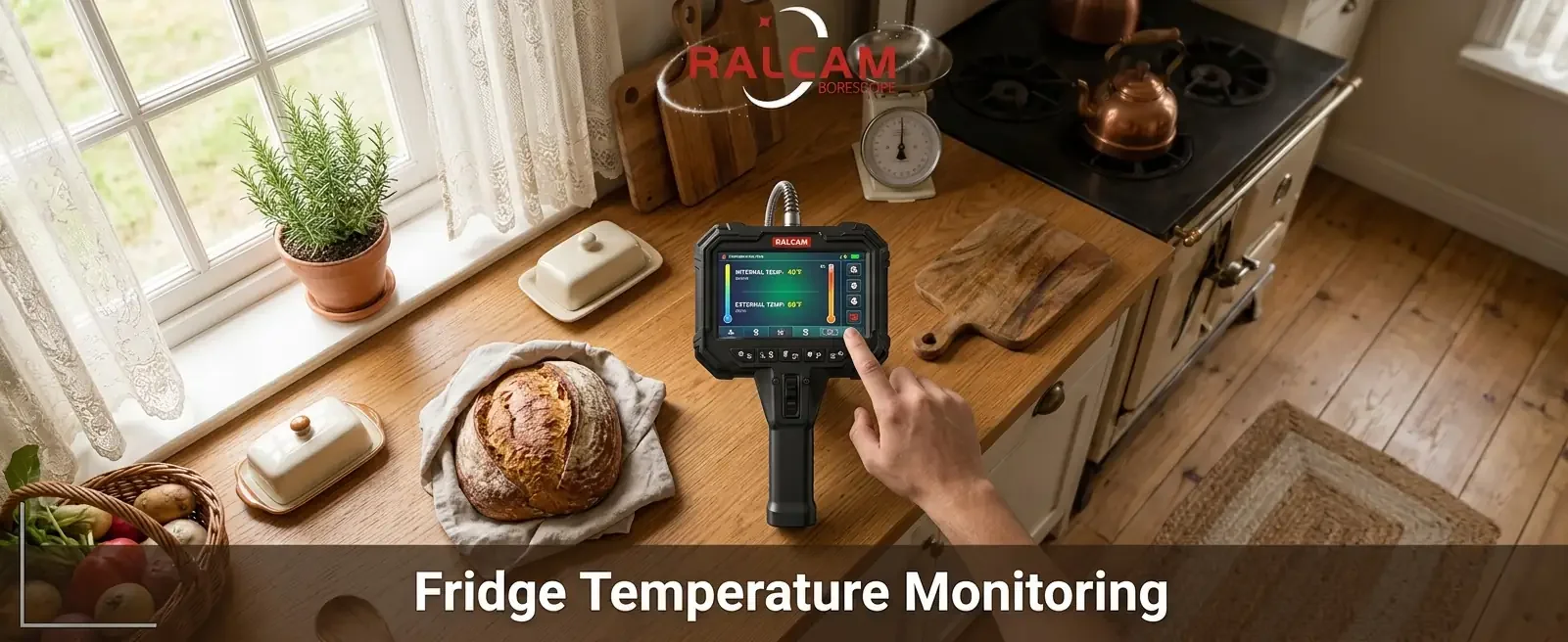 ARTICAM temperature monitoring feature in kitchen environment